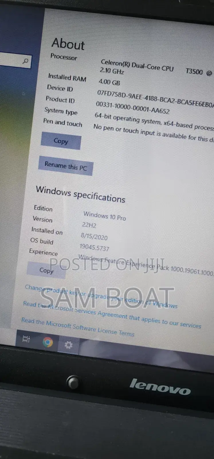 Laptop Lenovo G560 4GB Intel HDD 320GB