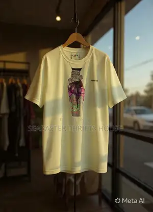 White Cotton Thrift Shirt