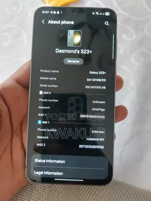 Samsung Galaxy S23 Plus 512 GB Gray