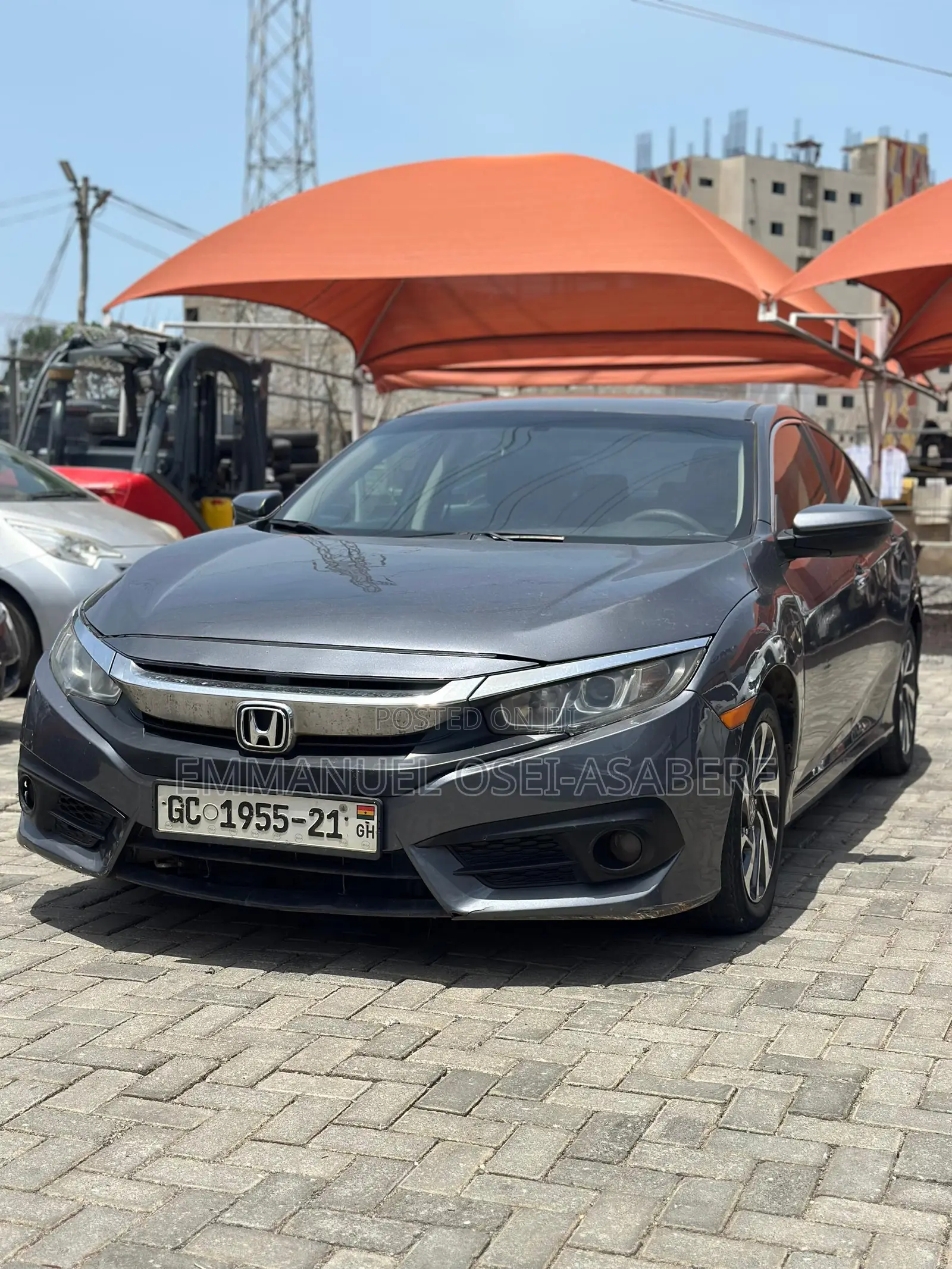 Honda Civic EX 4dr Sedan (2.0L 4cyl) 2017 Silver