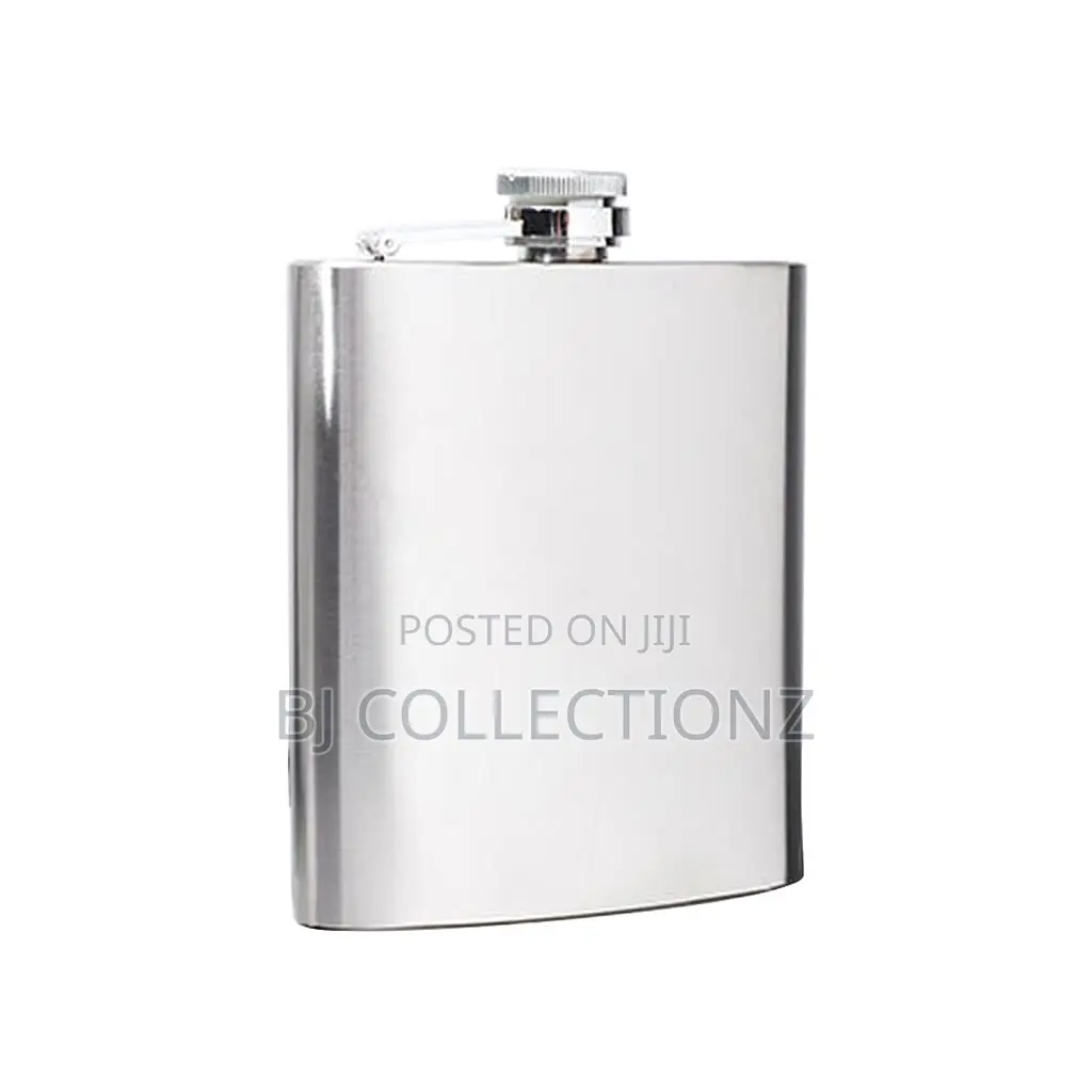 Alcohol 10z Stainless Steel Flagon/Bottle