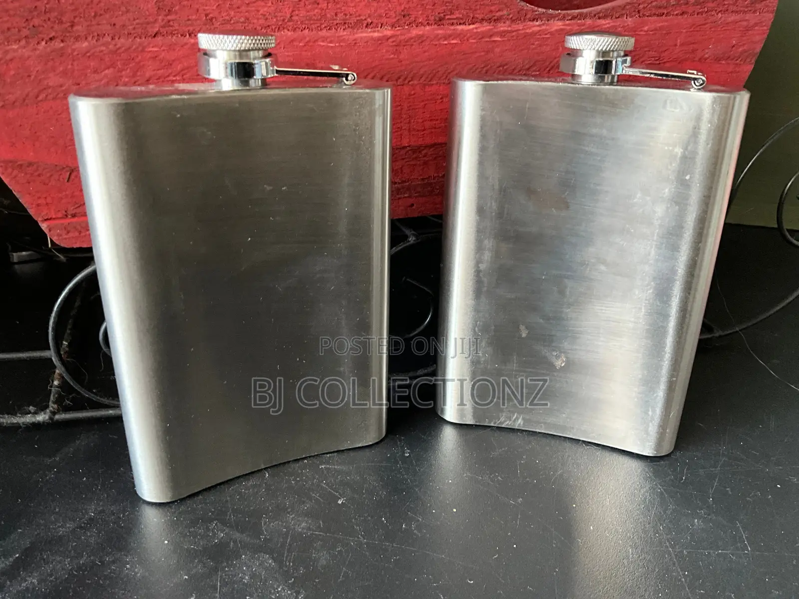 Alcohol 10z Stainless Steel Flagon/Bottle