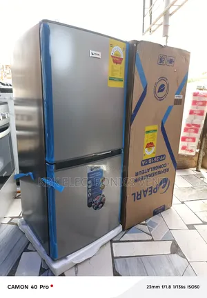 Pearl 108liter Double Door Fridge Bottom Freezer