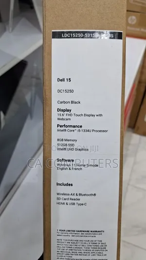New Laptop Dell G15 5535 8GB Intel Core i5 SSD 512GB