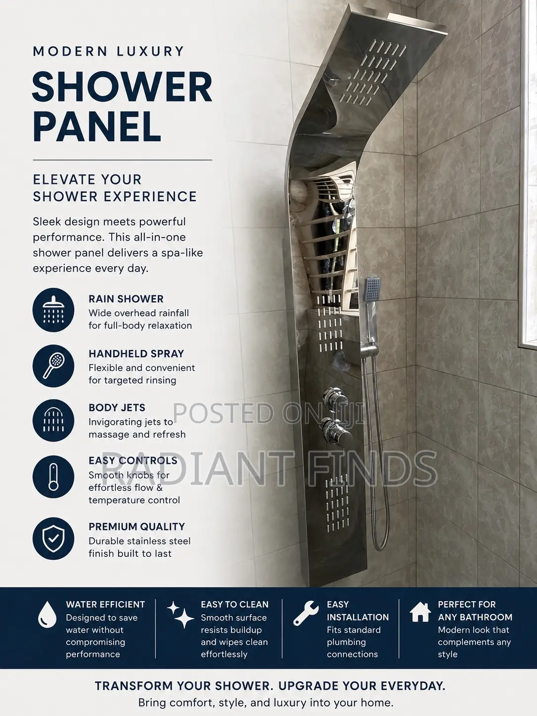 Shower Panel