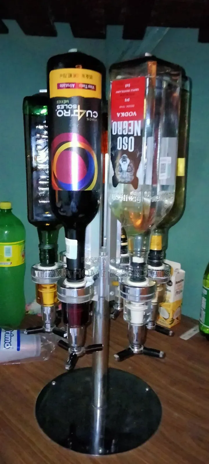 Bar Butler – Rotary Liquor Beverage Dispenser For Home Bar