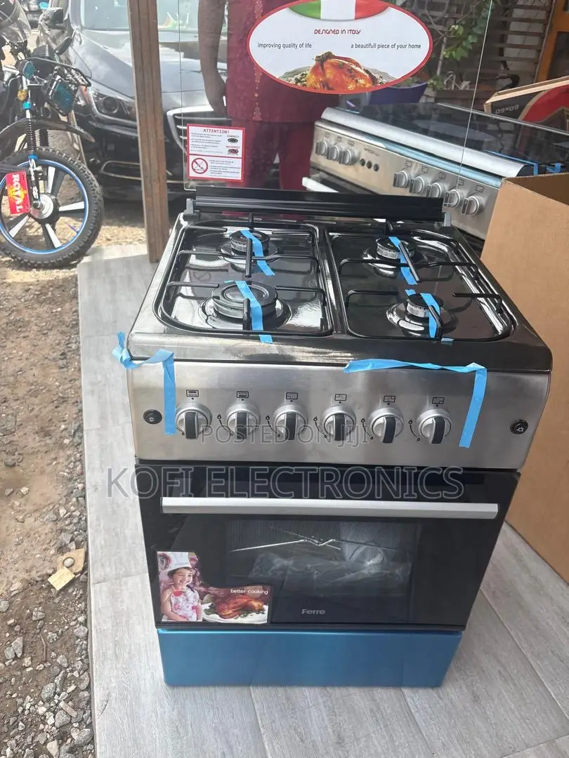 Newline 60x60 Gas Cooker Modern Freestanding Kitchen Stove