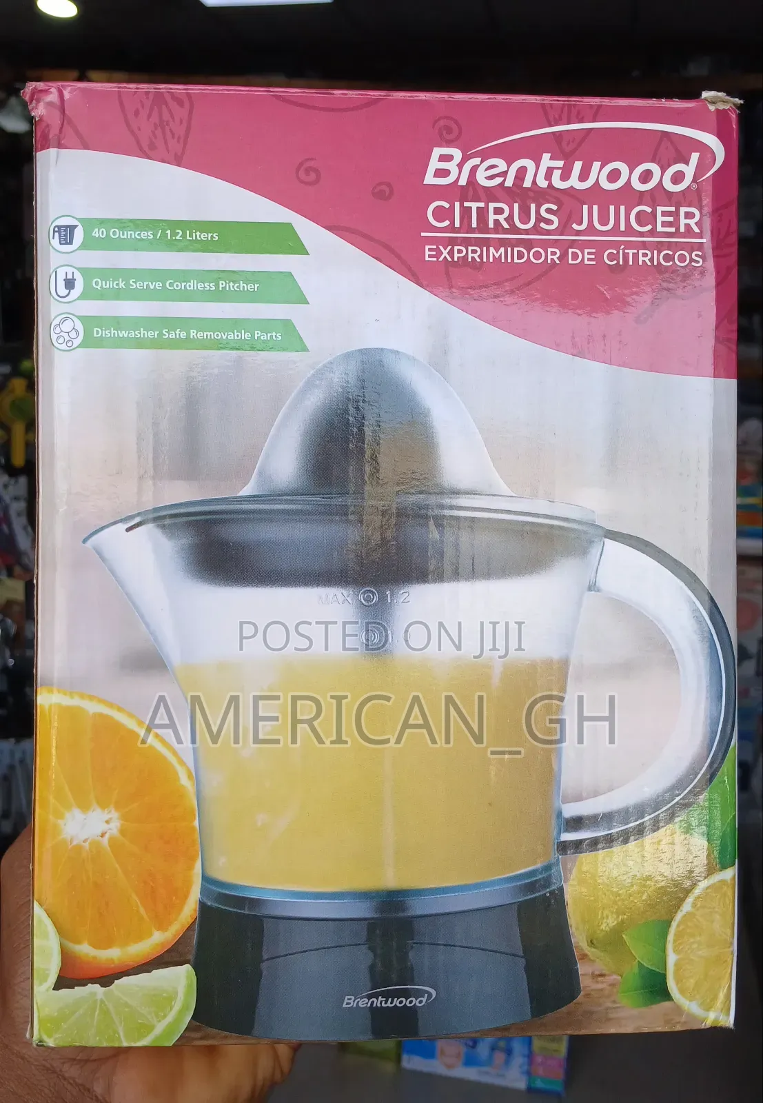 Brentwood Citrus Juicer, 1.2l