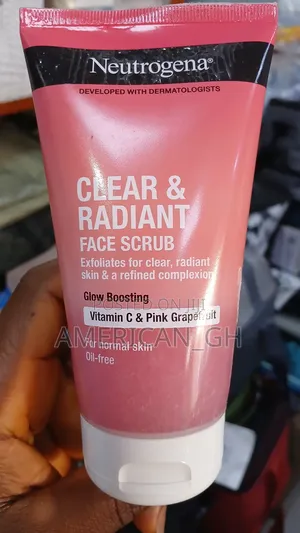 Neutrogena Clear and Radiant Face Scrub, 150ml