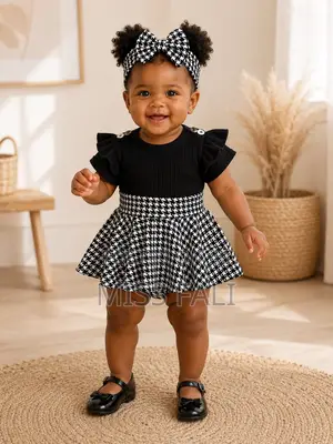 Mini Duchess Romper Dress Set. 6-9m, 12-18m.