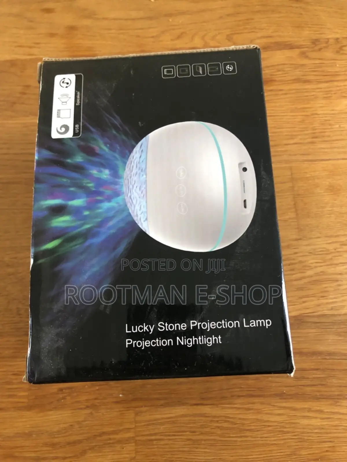 Brand New, Unused Projection Nightlight Lucky Stone Lamp