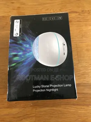 Brand New, Unused Projection Nightlight Lucky Stone Lamp