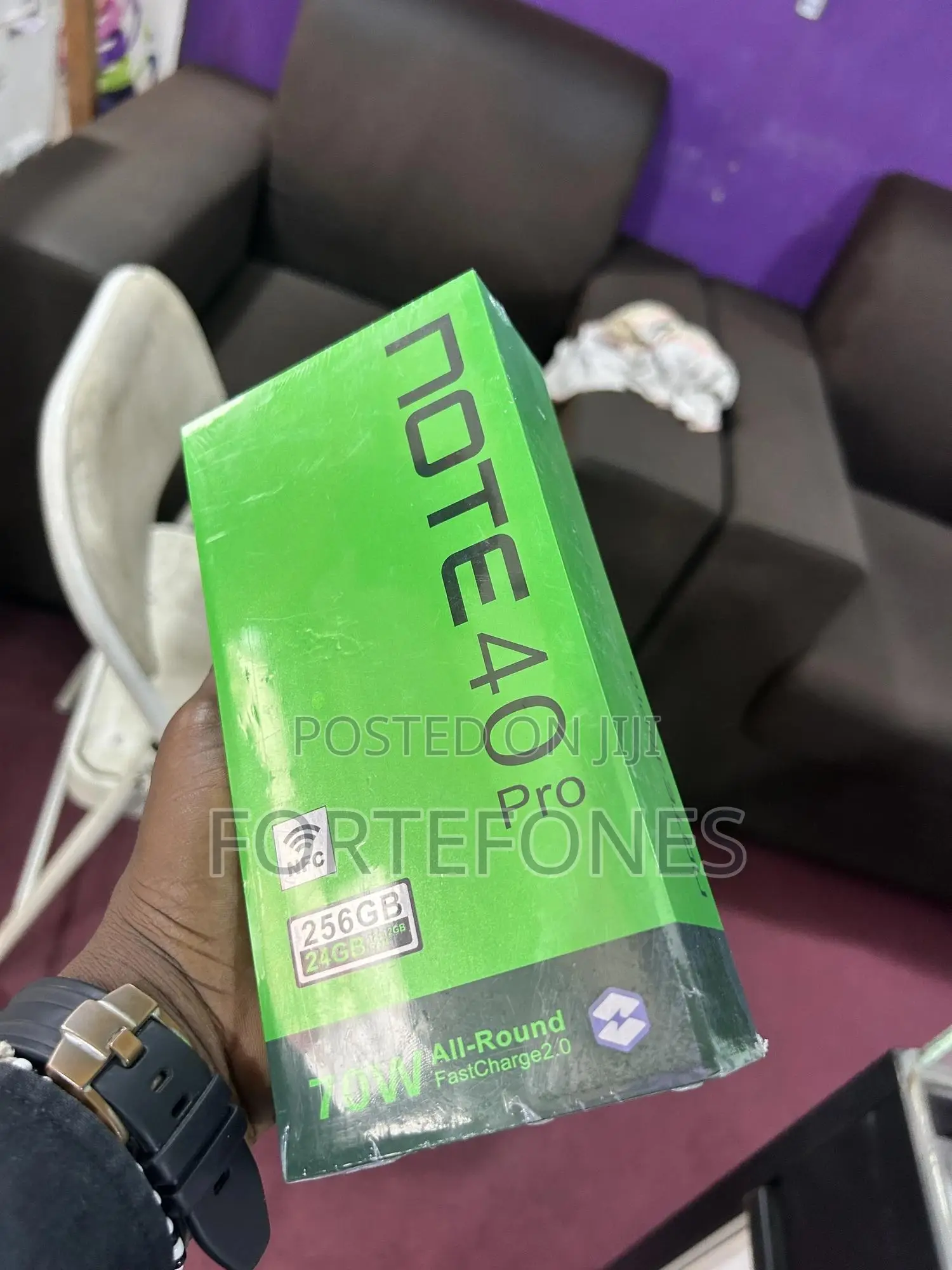 New Infinix Note 40 Pro 5G 256 GB Black