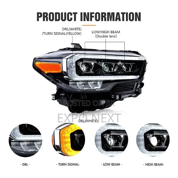 Tacoma 2016-2023 Abs+Led Headlight