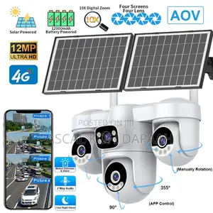 4 Lens 4g Solar Camera