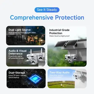 4 Lens 4g Solar Camera