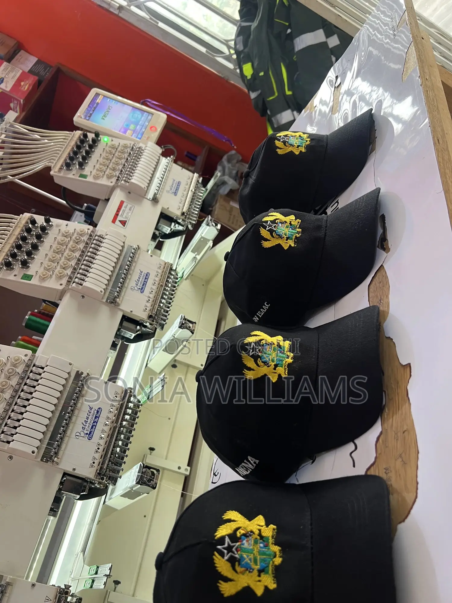 Embroidery on Cap