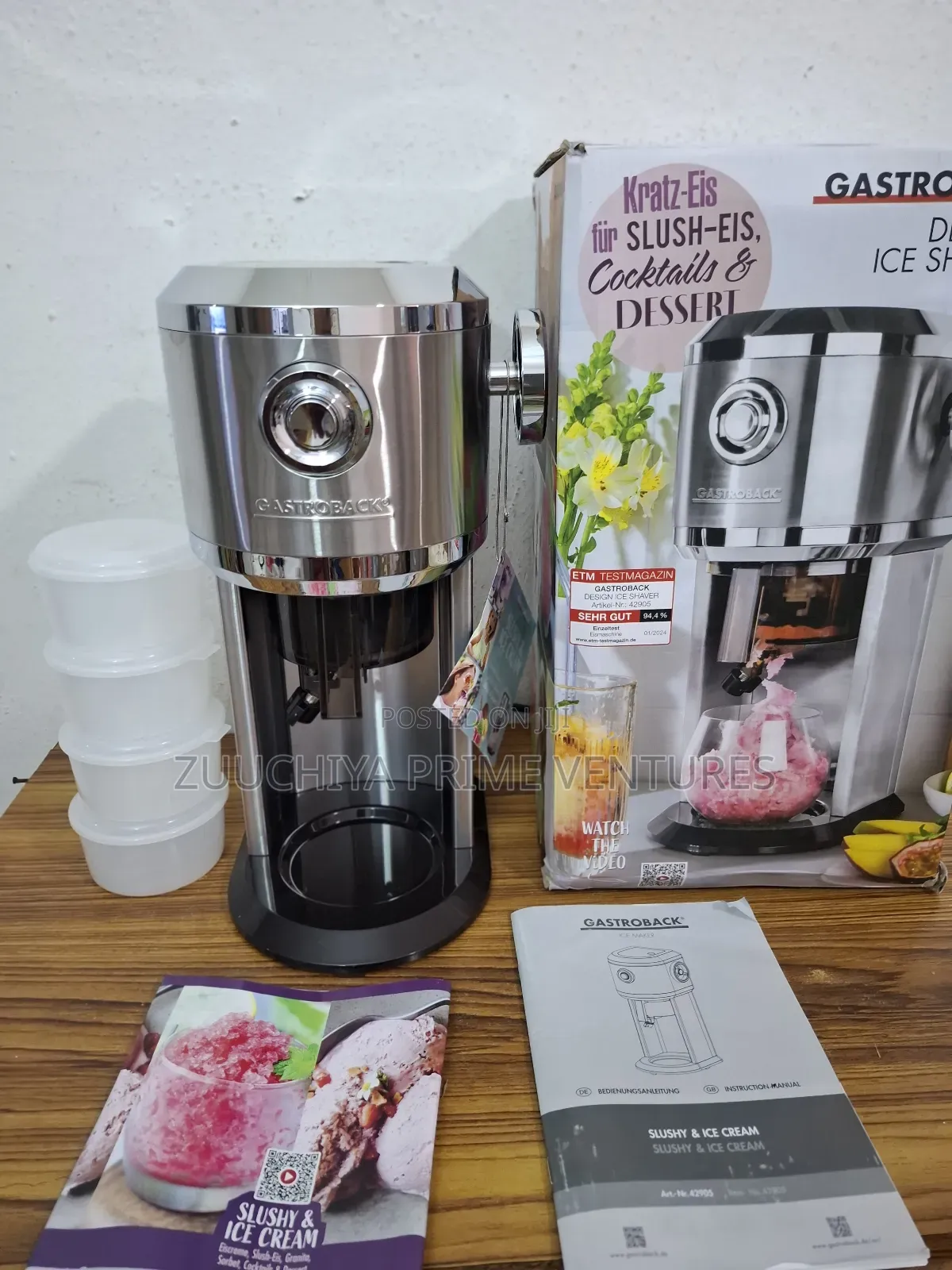 Gastroback Slushie Ice Maker From Germany