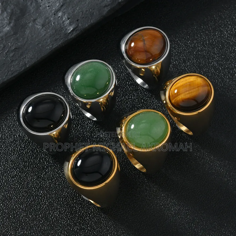 Natural Stone Rings