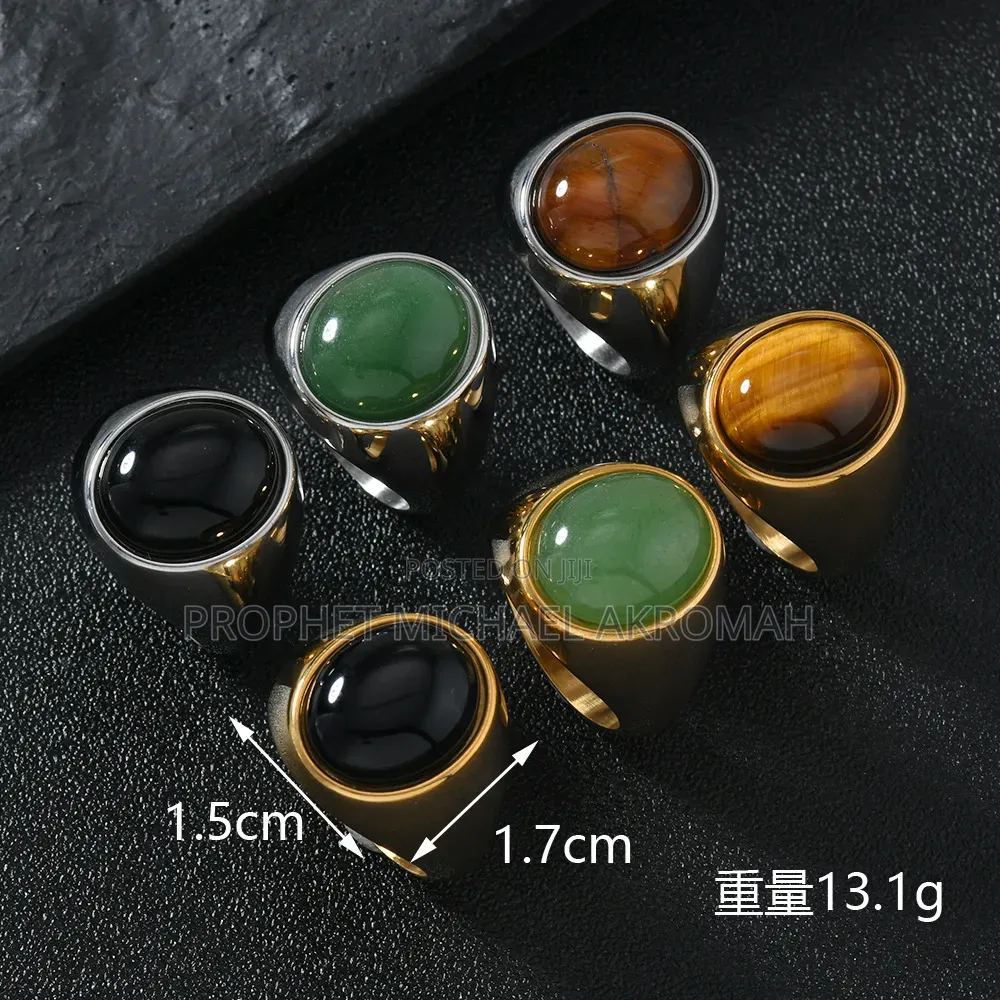 Natural Stone Rings