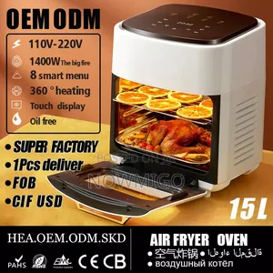 Extra Large Silver Crest Air Fryer_ 6l, 7l, 8l 10l and 15 Litres