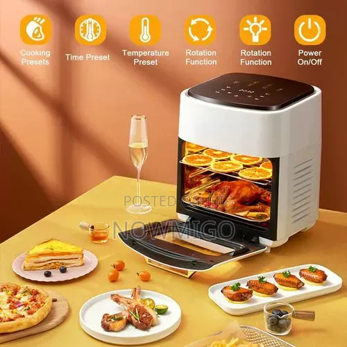 Extra Large Silver Crest Air Fryer_ 6l, 7l, 8l 10l and 15 Litres