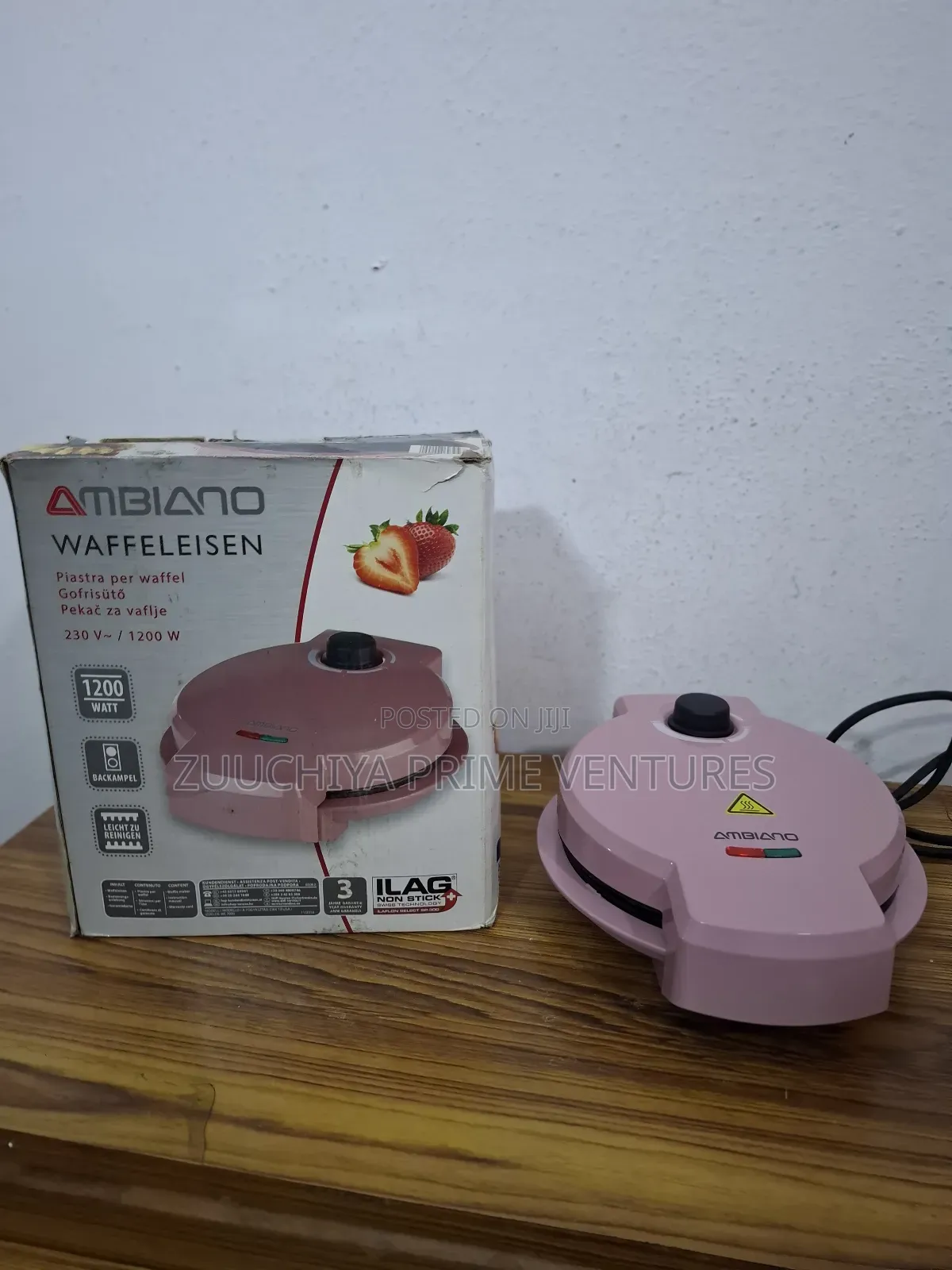 Ambiano Waffle Maker From Germany 