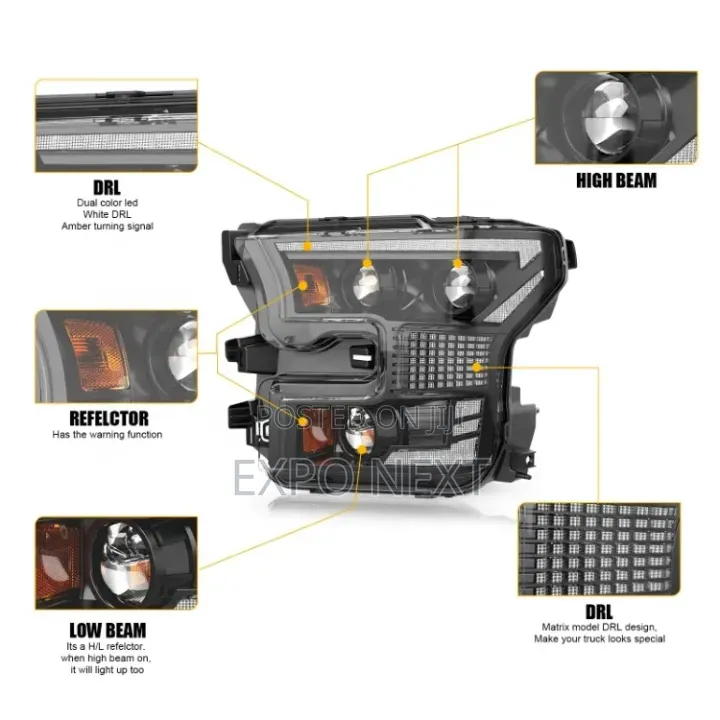 Led Headlight for 2015-2017 Ford F150