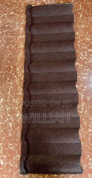 Eurotiles Coffee Red Milano Stone Coated Roofing Tiles.