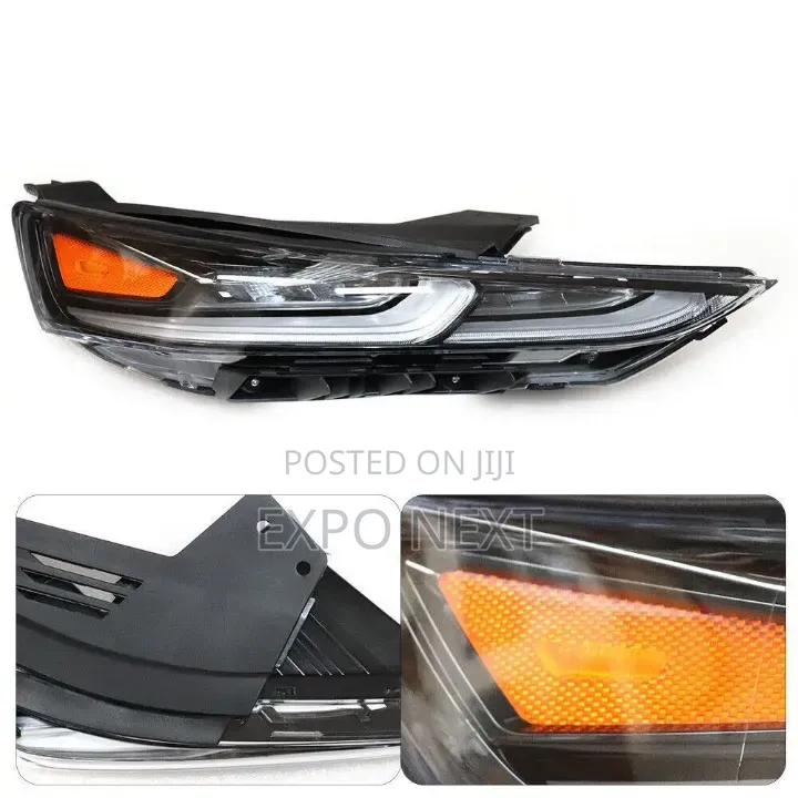 Head Lights Front Led Running for Hyundai Santa Fe 2019-2020