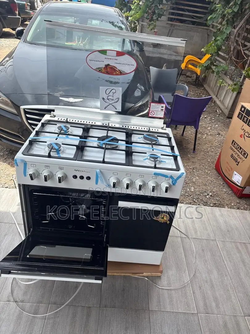 Mediatech 60x90 Multi Burner Gas Cooker for Family Cooking