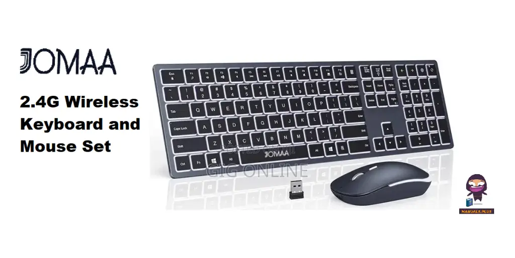 Slim Bluetooth Keyboard Mouse Combo