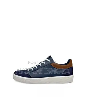 Size 44 Men's Ecco Soft 60 Sneakers Perforations Comfortable Sole,