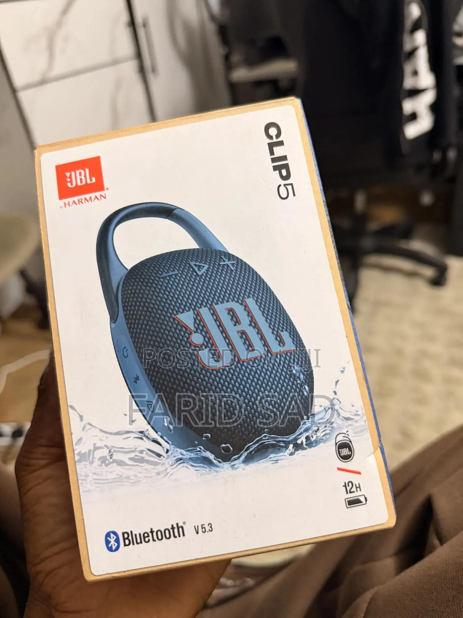 JBL Clip 5 Portable Bluetooth Speaker