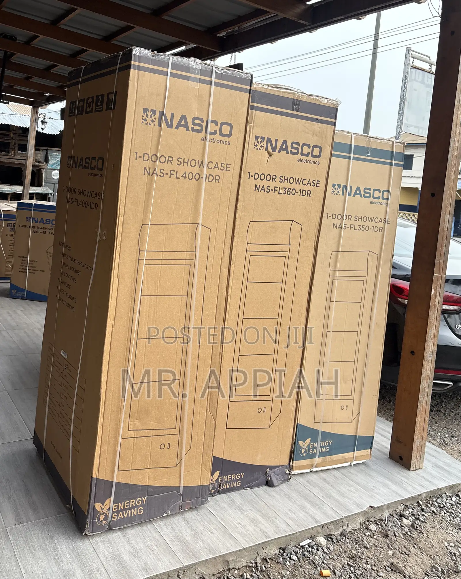 Choose Sleek Nasco Nas-Fl400-1dr-1 1 Door Display Fridge(358l) 