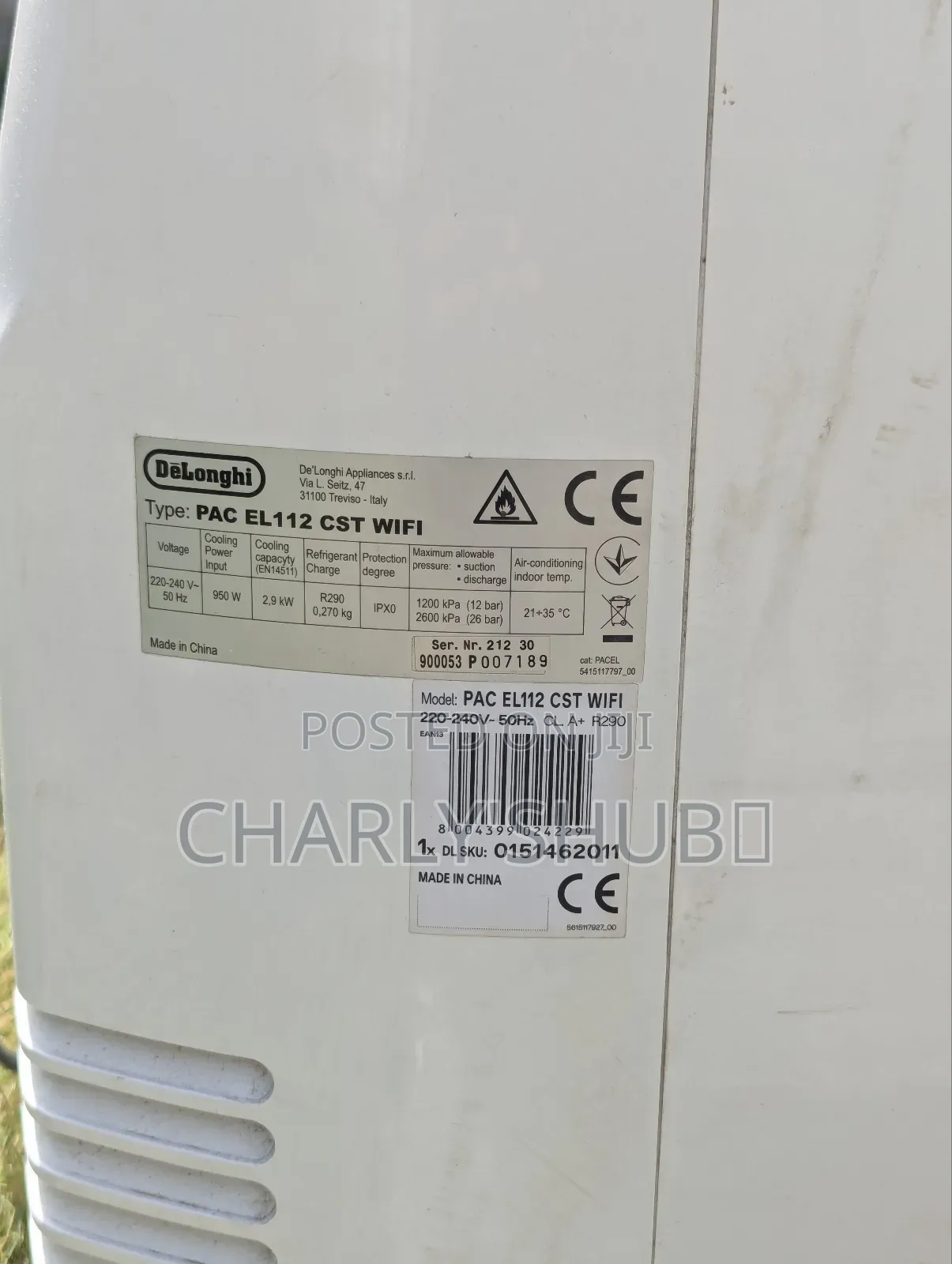 Delonghi Portable Ac