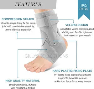 (119) Ankle Brace for Women Men, Adjustable Ankle Braces for Sprained