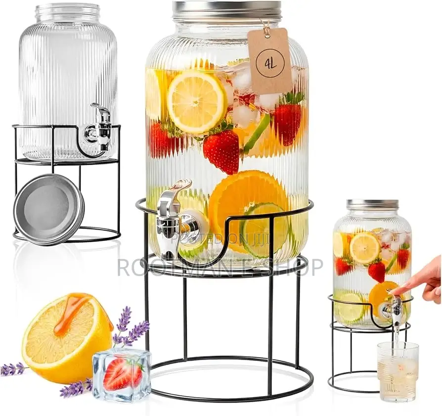New Design Juice Dispenser Ice Tube With Stand