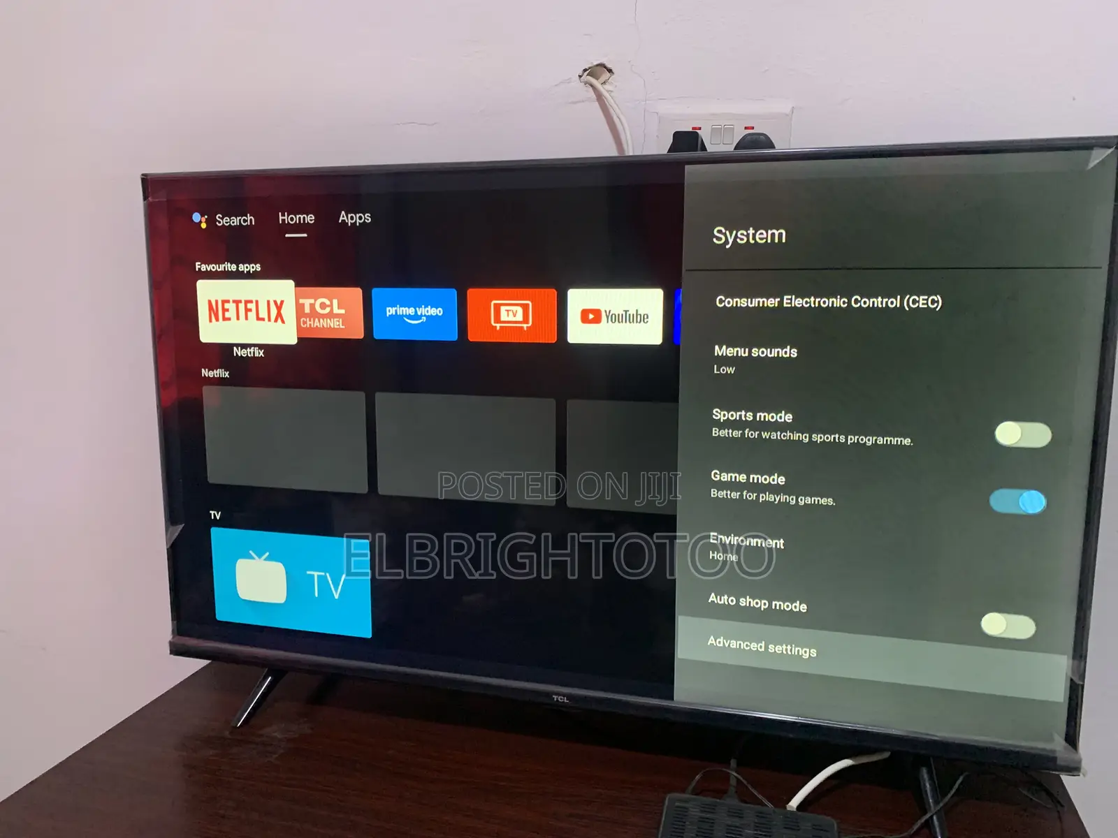 TCL 43” Android Tv