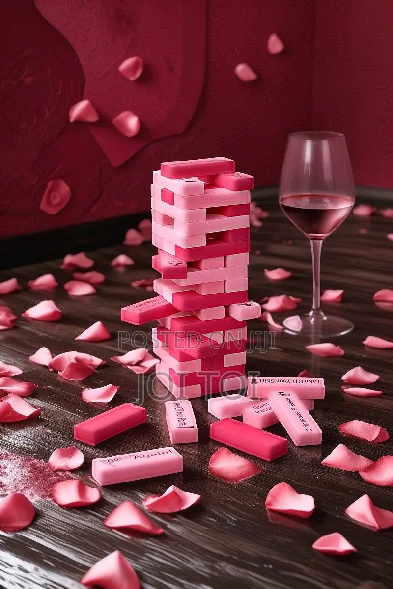 Colored Jenga Couples Game