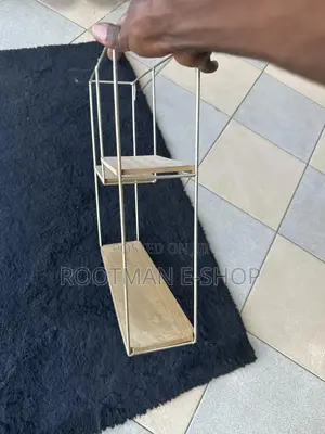 Metal Wood Shelf Wall Hanging Storage Shelves Home Decor