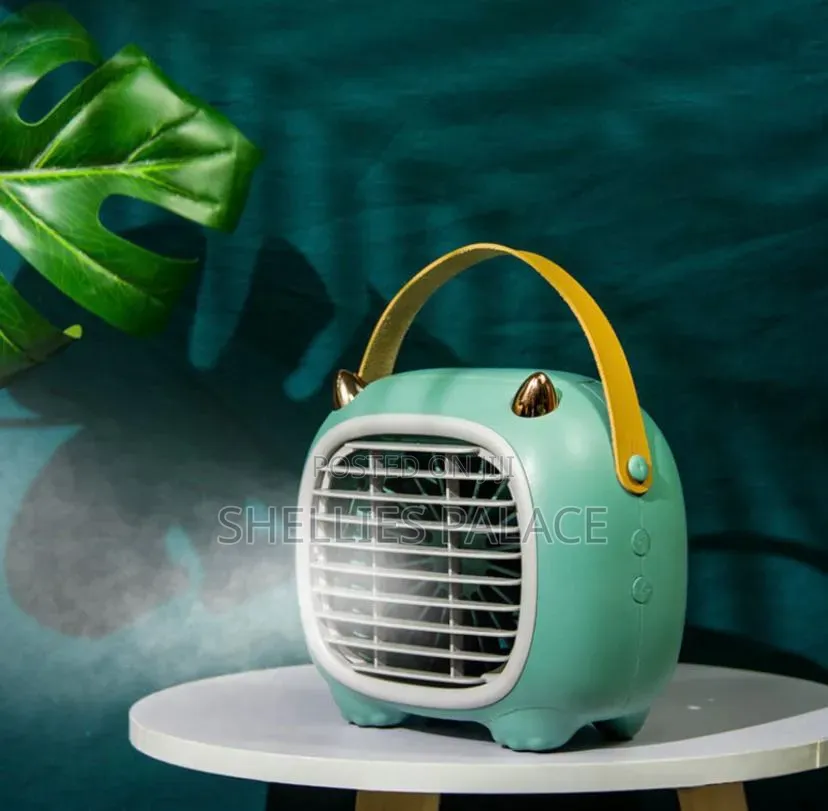 Portable Desktop Plus Water Spray Cold Air Fan Multifunction