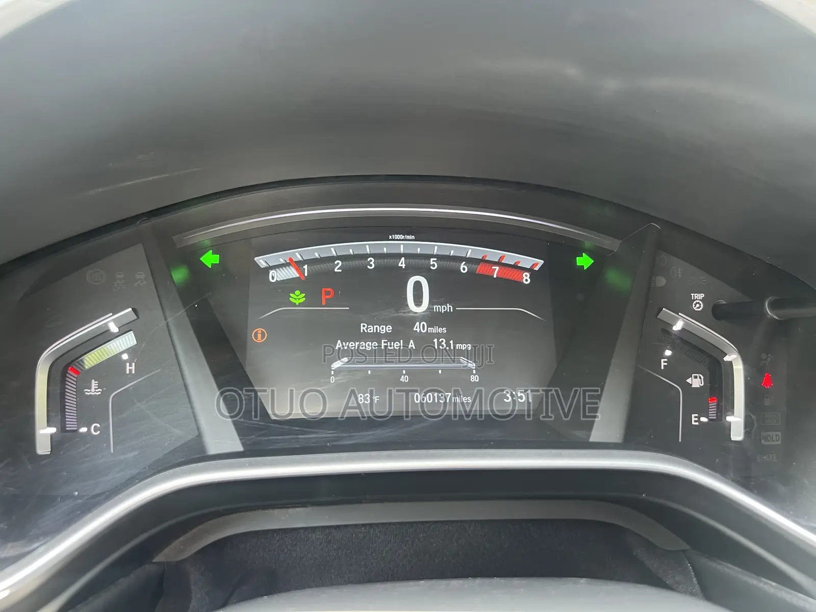 Honda CR-V Touring AWD 2018 Black