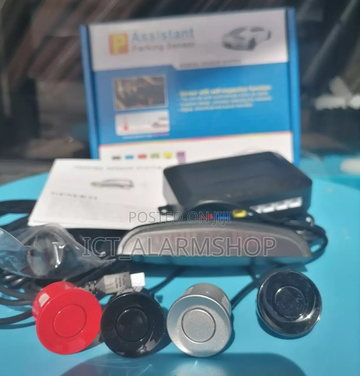 Car Parking Sensor Kit With a 4-Sensor System and Led Display.