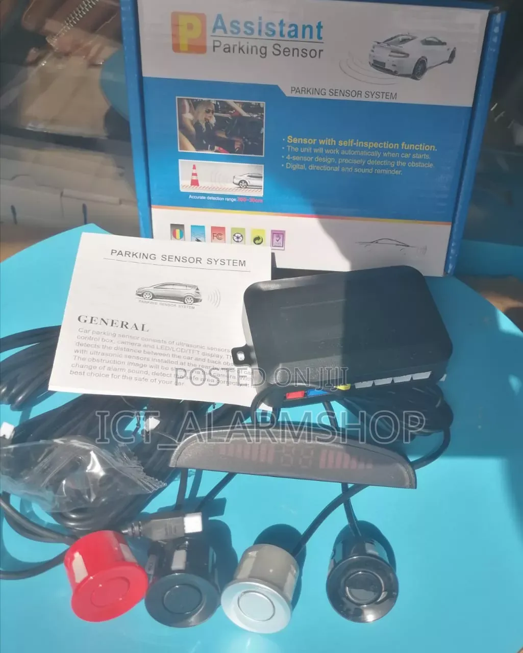 Car Parking Sensor Kit With a 4-Sensor System and Led Display.