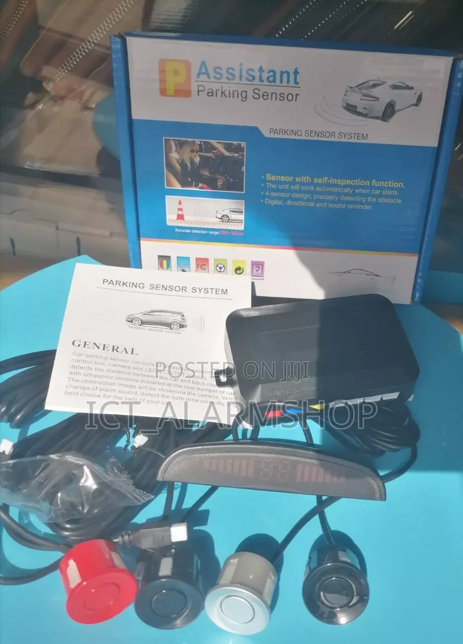 Car Parking Sensor Kit With a 4-Sensor System and Led Display.