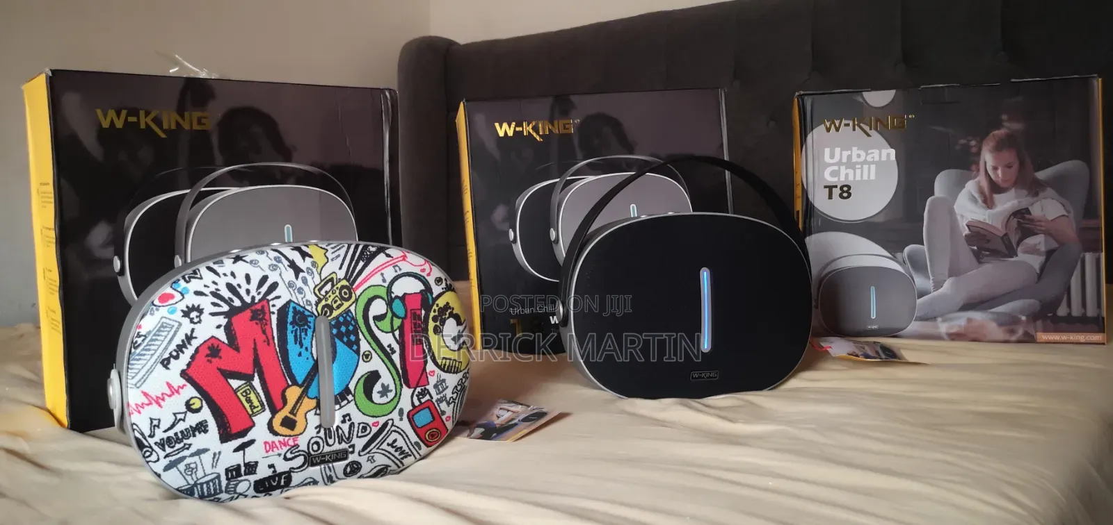 W-King Audio Bluetooth Bass Speakers