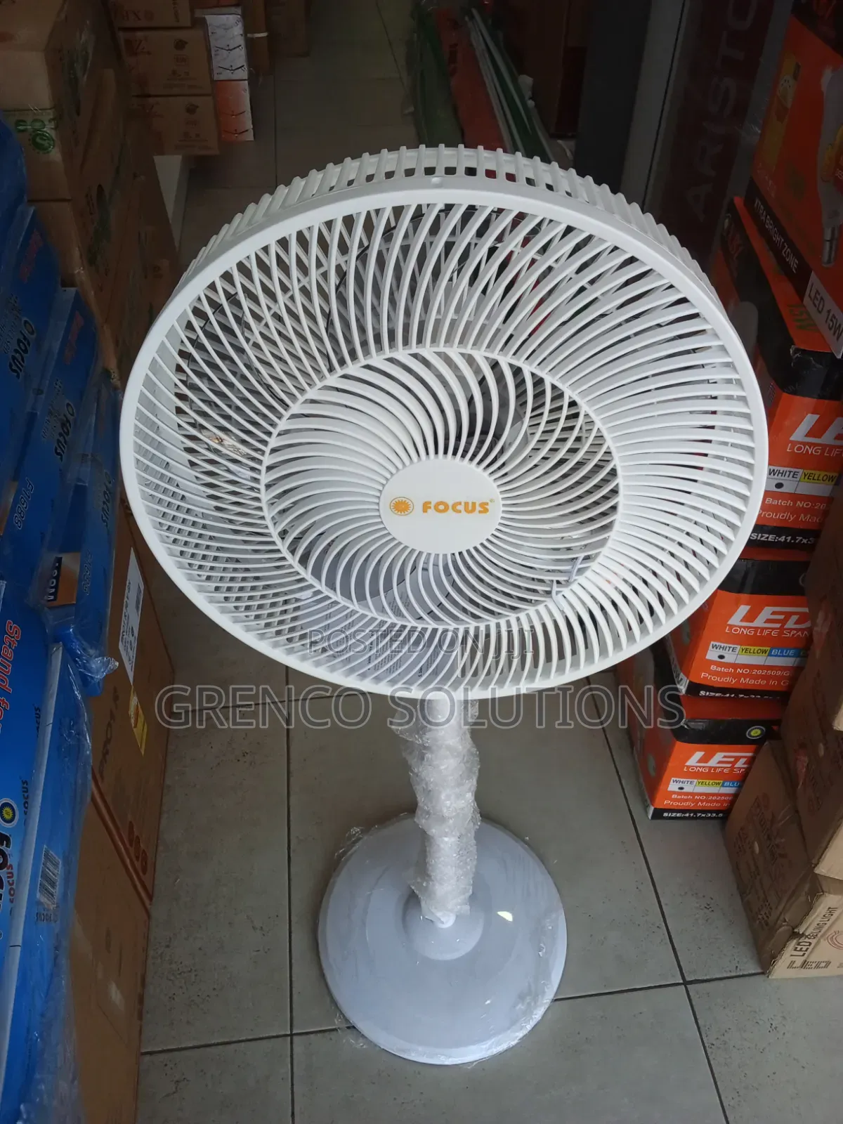 Digital Led Display With Remote Control Eco Fan