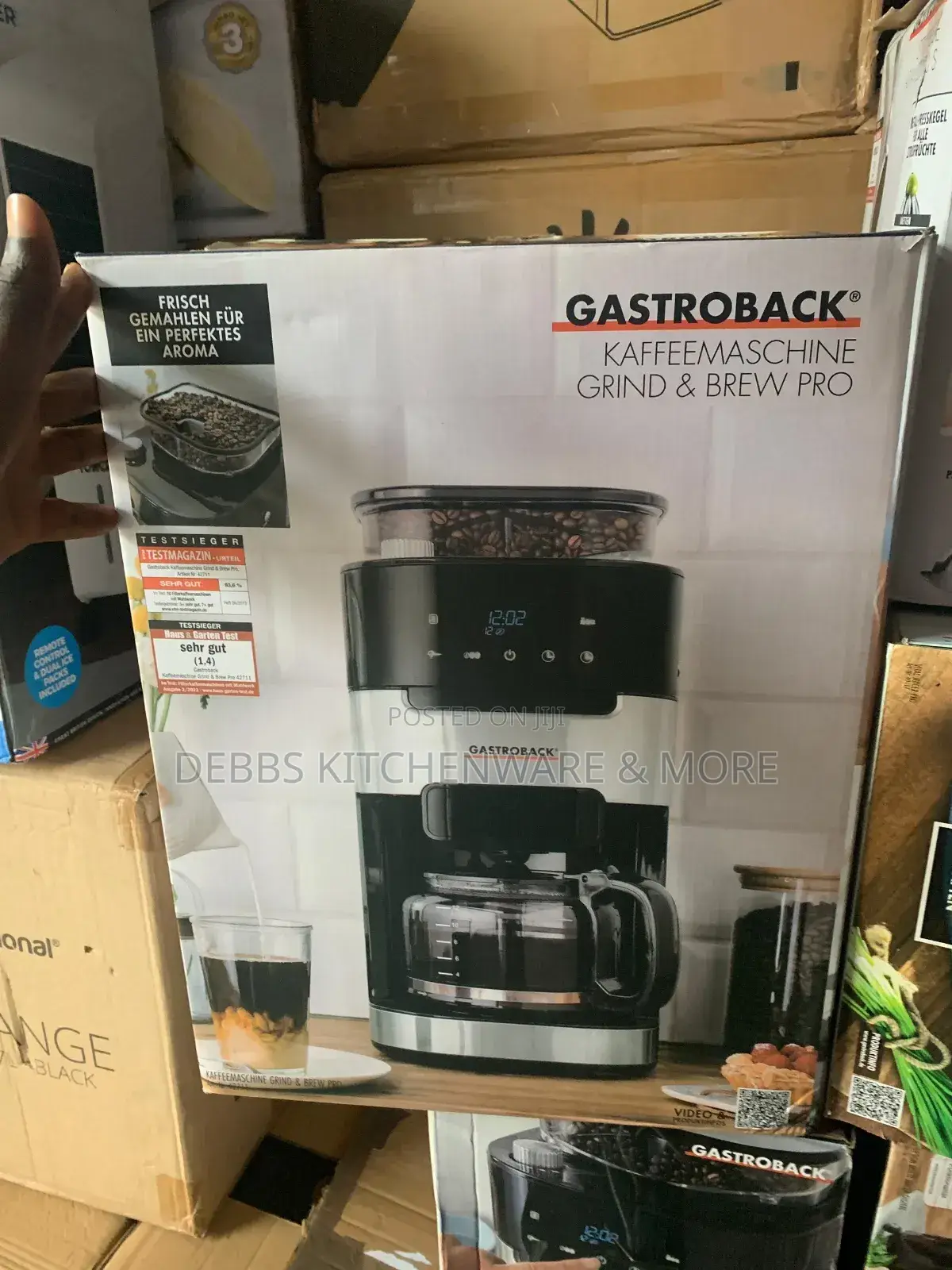 Gastroback Coffee Maker With Grinder Germany