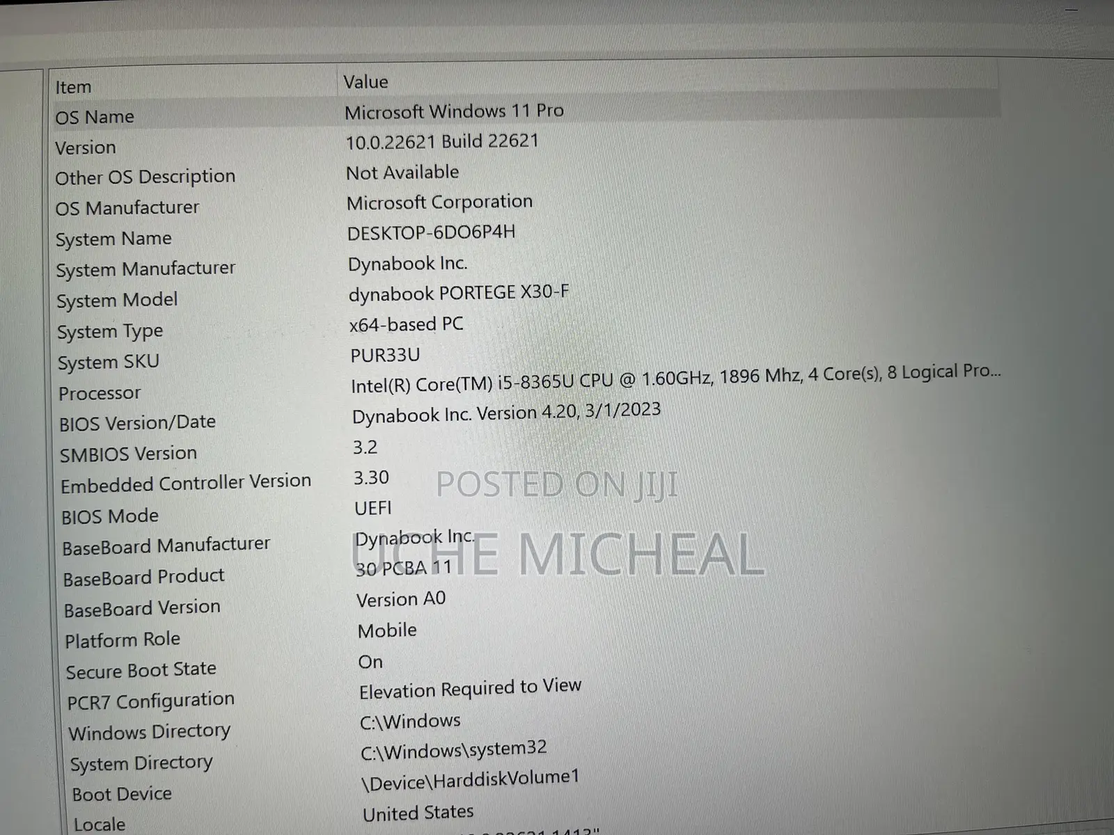 Laptop Toshiba Portege X30 16GB Intel Core i5 SSD 256GB